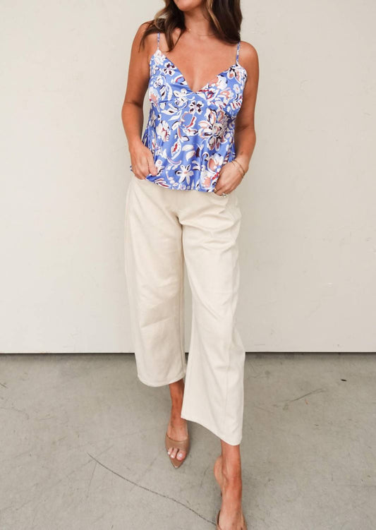 Raisonnel - Floral Satin Tank