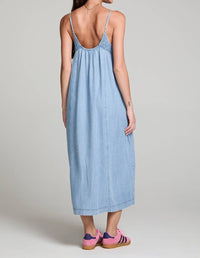Saltwater Luxe - Chambray Midi Dress