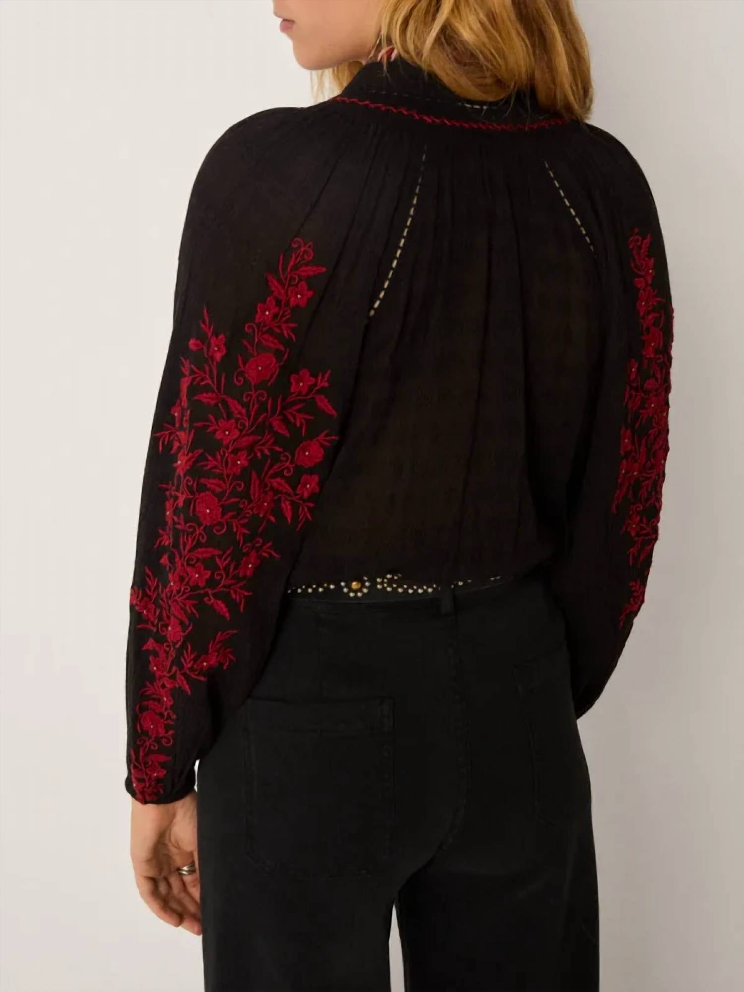 Maison Hotel - Greta Embroidered Blouse