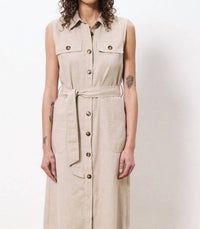 Frnch - Button Collared Maxi Dress