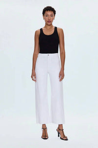 Pistola - Penny Crop High Rise Wide Leg Jeans