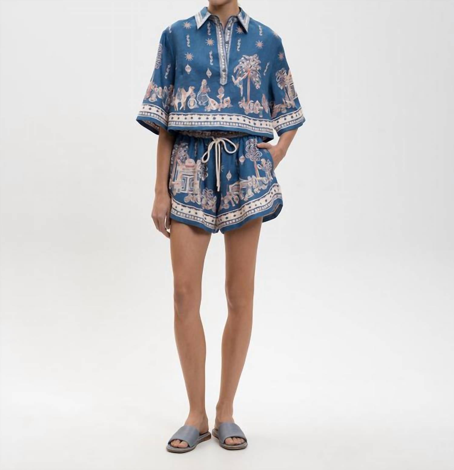 Alemais - Acacia Curved Hem Short