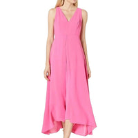 Adrianna Papell - Tonal Overlay Jumpsuit Midi Dress
