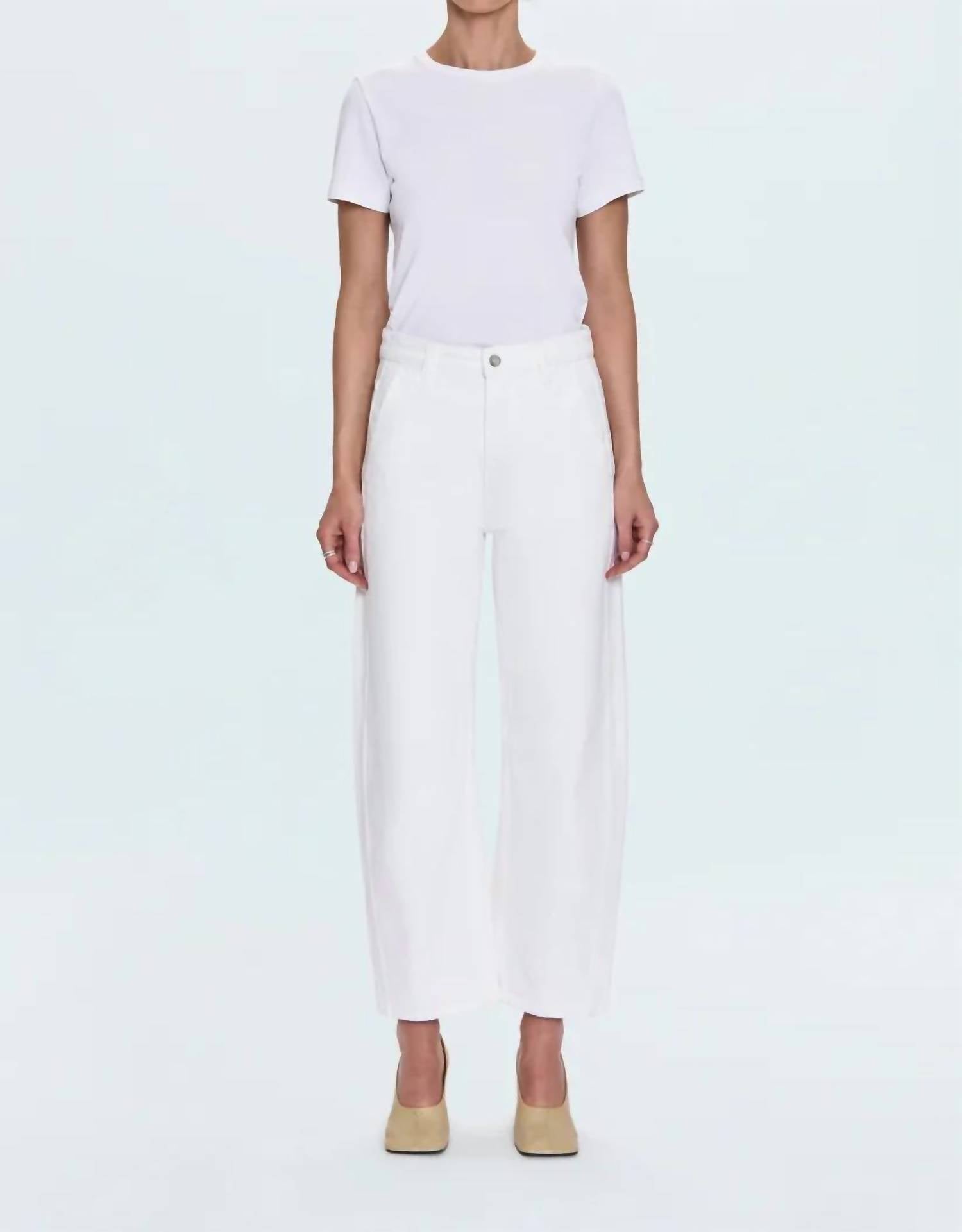 Pistola - Beau Bowed Straight Jeans