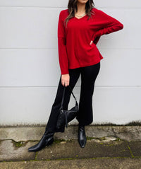 Joseph Ribkoff - Sequined Boxy Sweater Top