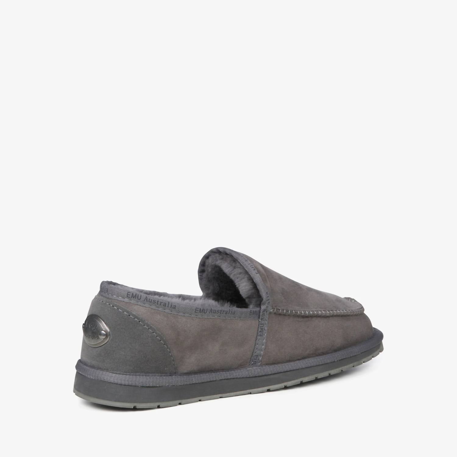 EMU Australia Men's Platinum Hume Boots in charcoal anthracite - men's boots - detail view