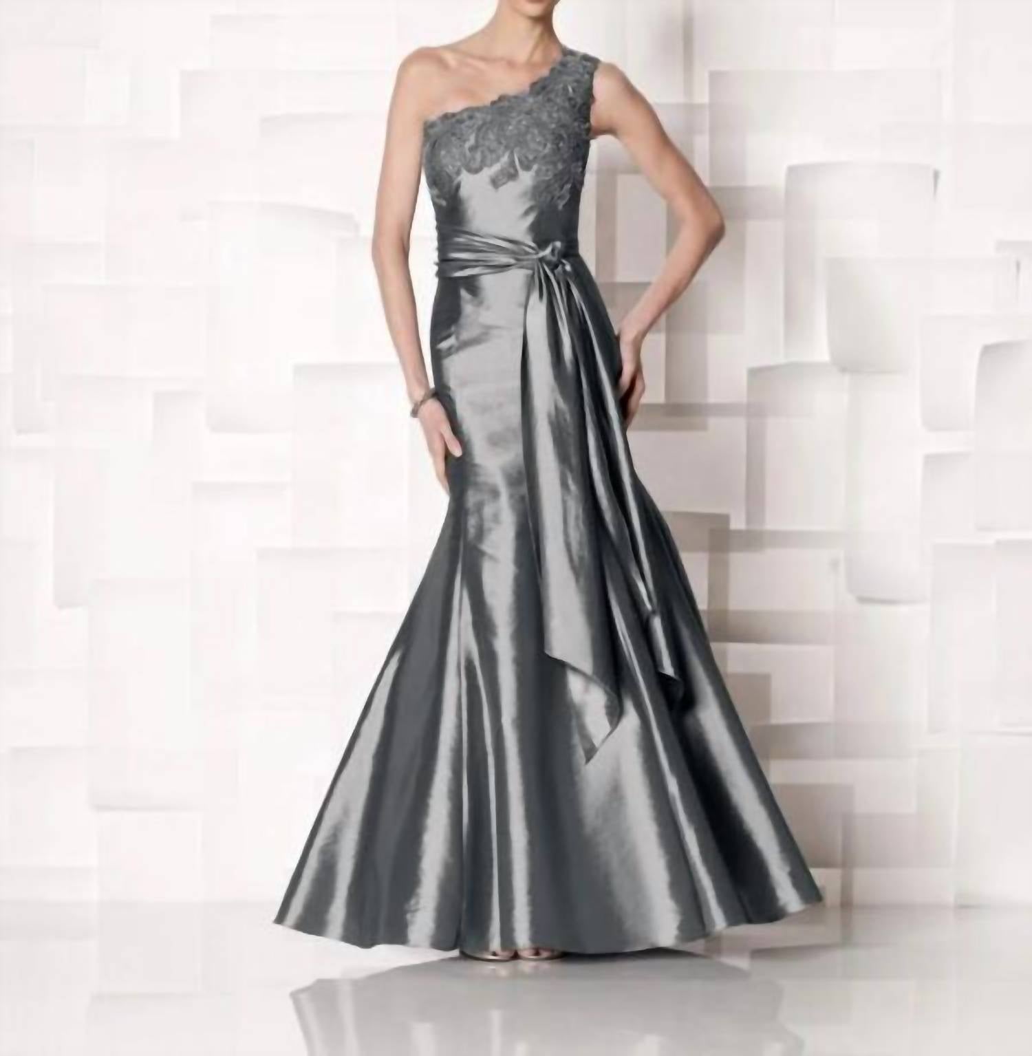Cameron Blake In Stock Dress in stock dress in pewter - women's dress