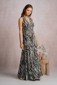 Elan - Halter Maxi Dress