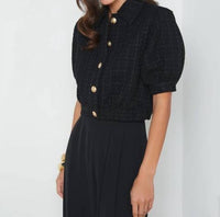 L'Agence - Cove Cropped Tweed Jacket