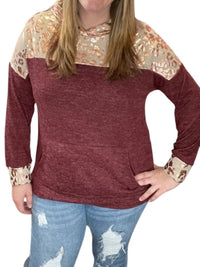 Honeyme - Animal Print Hoodie