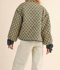 &Merci - Level Up Floral Quilted Jacket