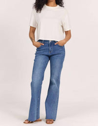 Dear John Denim - Alba Garment Dye Short Sleeve Top