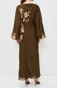 Hemant & Nandita - Boat Neck Long Dress