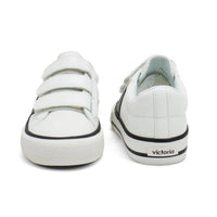 Victoria - Boy's Tribu Contrast Faux Leather Straps Sneaker
