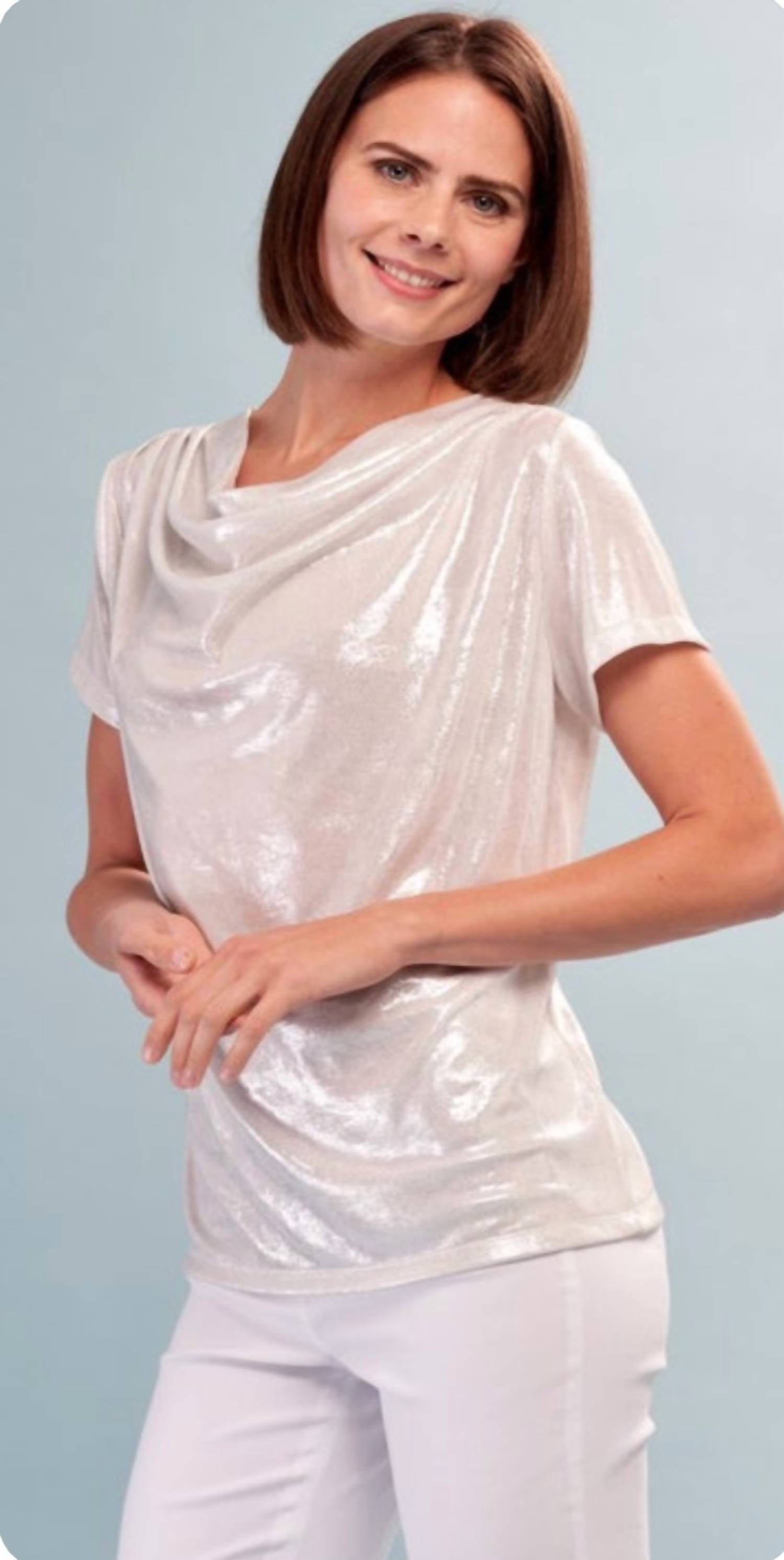 Insight - Metallic Blouse