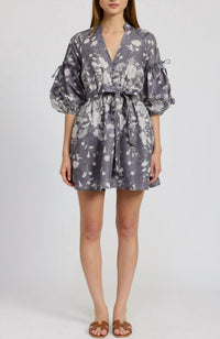 En Saison - Sydney Floral Print Mini Dress