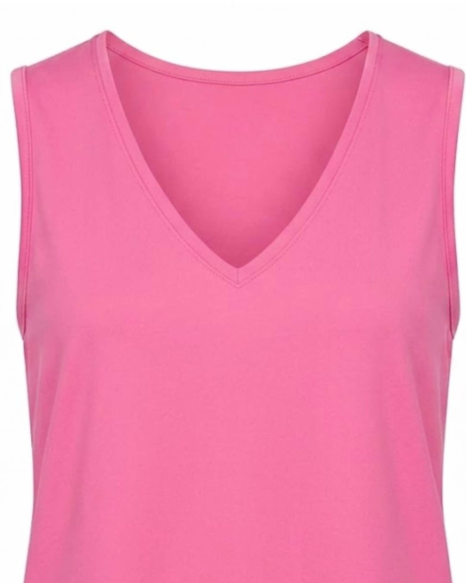 Lulu-B - Women's V-neck Upf 50+ Cooling Sleeveless Travel Tank