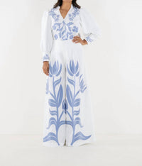 Emily Mccarthy - Paisley Wide Leg Pant
