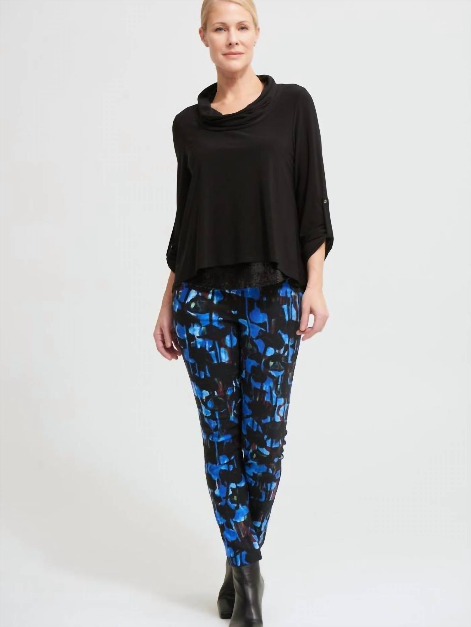 Joseph Ribkoff - Abstract Geo Print Crop Pant