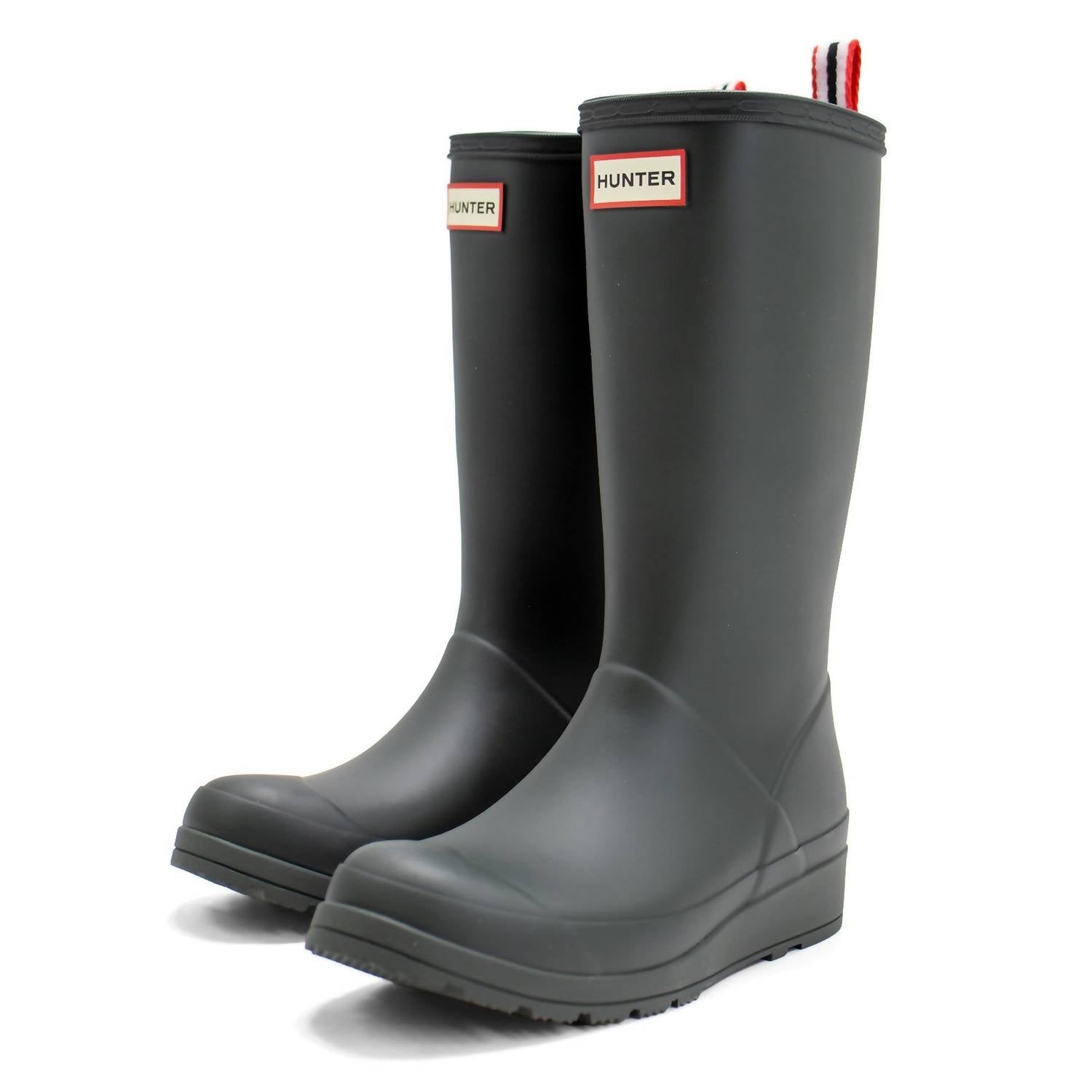 HUNTER Women's Play Tall Rain Boots in arctic moss - women's shoe