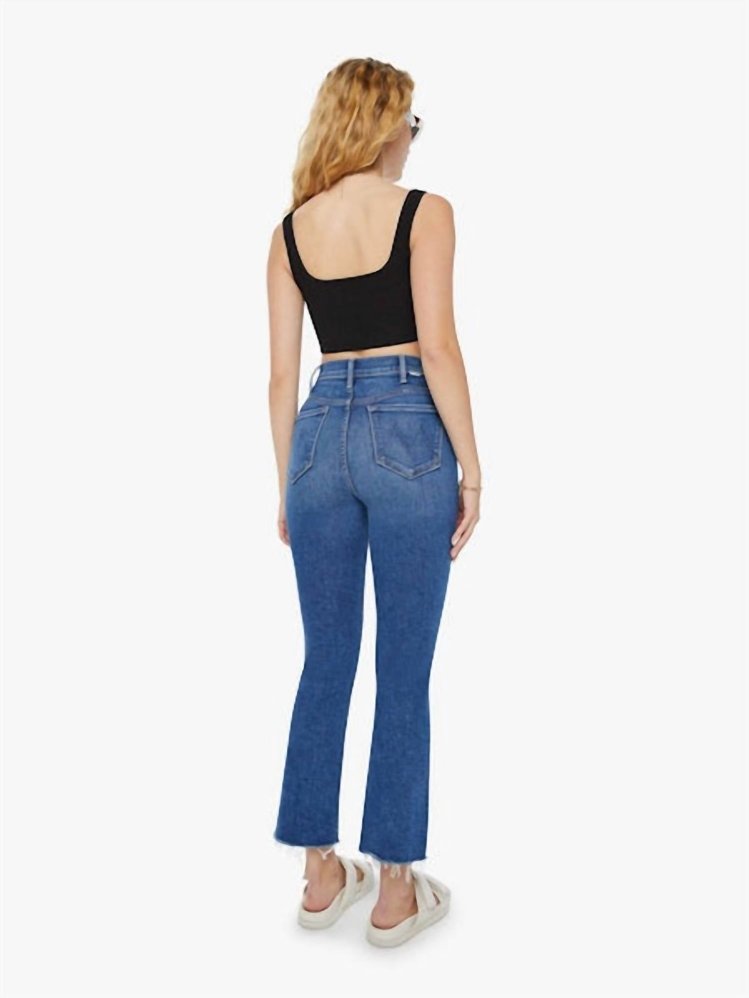Mother - The Hustler High-rise Ankle Fray Jeans