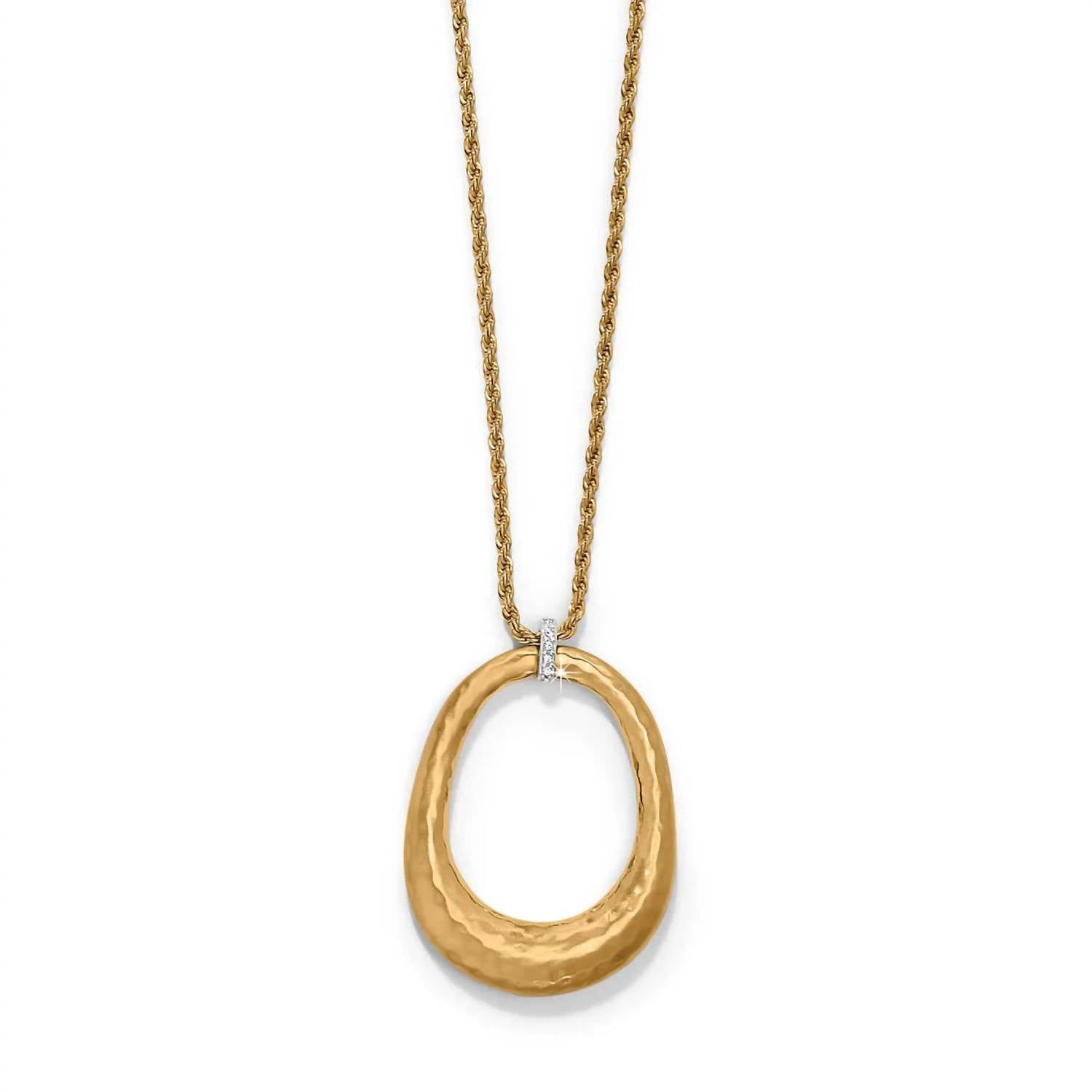 Brighton - Women's Meridian Geo Open Ring Pendant Necklace