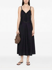Forte Forte - Embroidery Popline Straps Dress