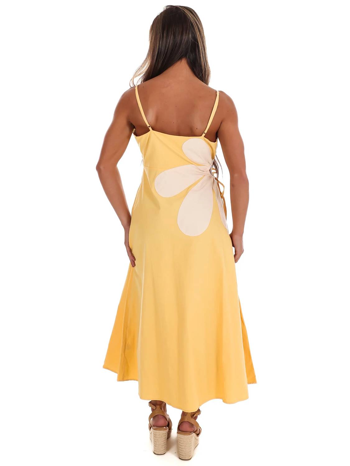 Very J - Women's Wildflower Wishes Floral Cut Out Midi Dress