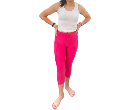 Julia Rose - Tween Capri Leggings With Pockets