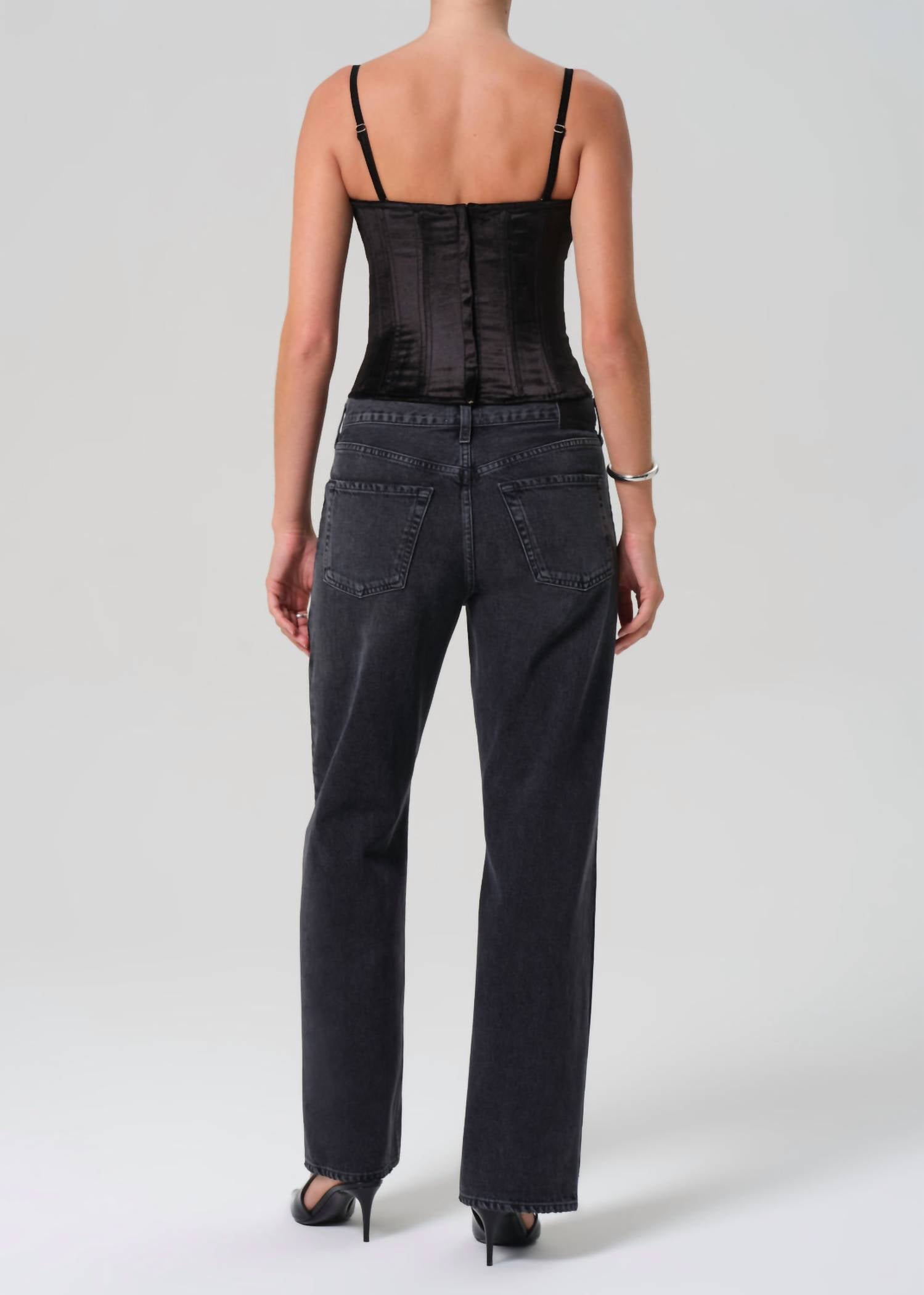 Citizens Of Humanity - Lindz Easy Straight Tuxedo Stripe Jeans