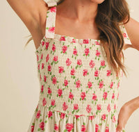 &Merci - Gardenia Smocked Midi Dress