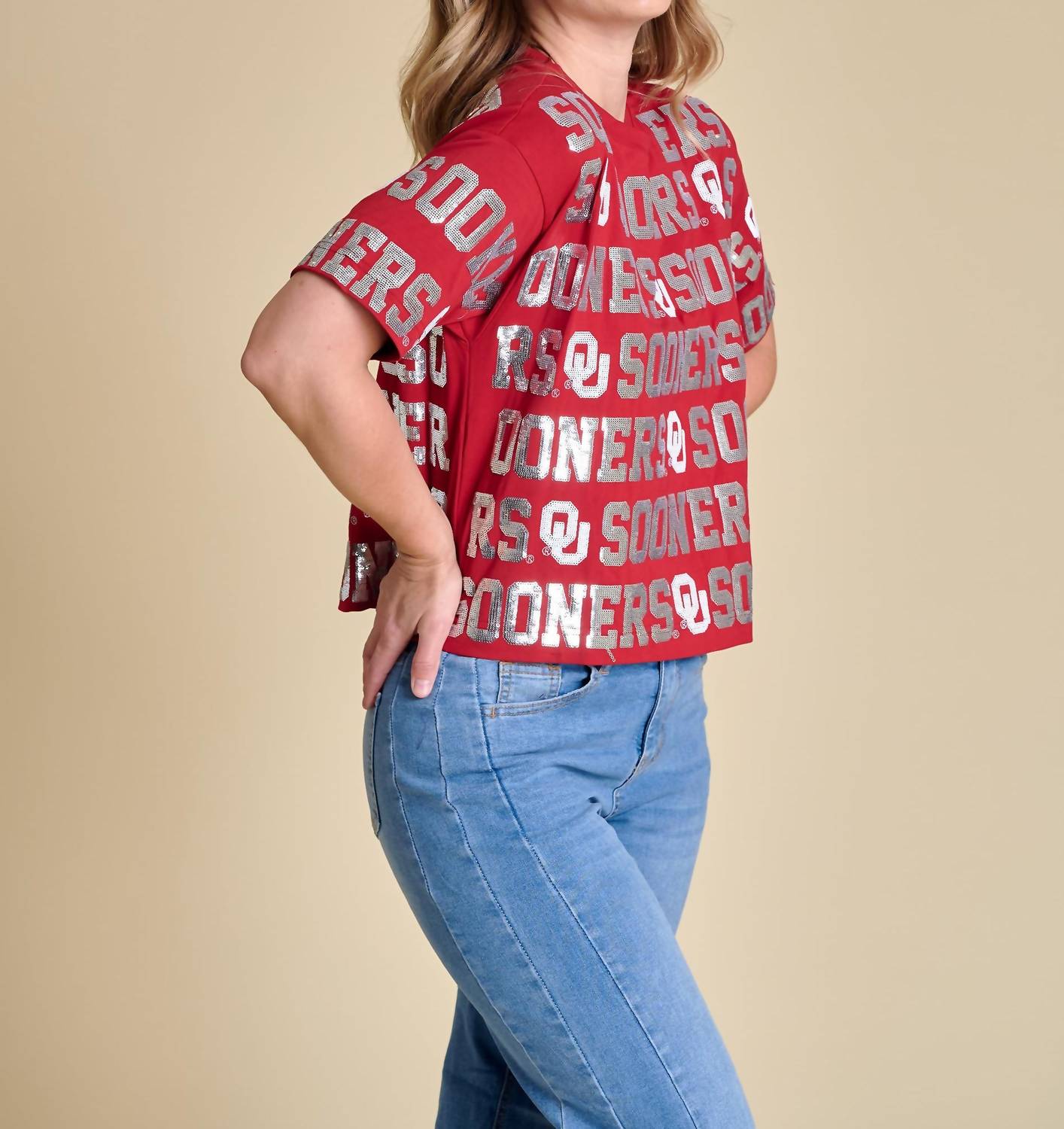 Stewart Simmons - Sequin Repeat Tee