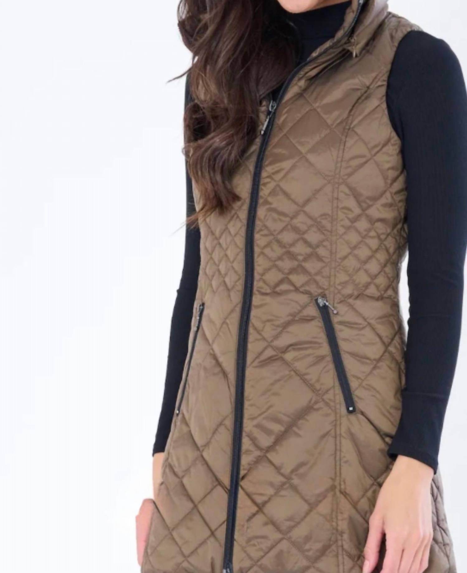 Anorak - Long Quilted Vest