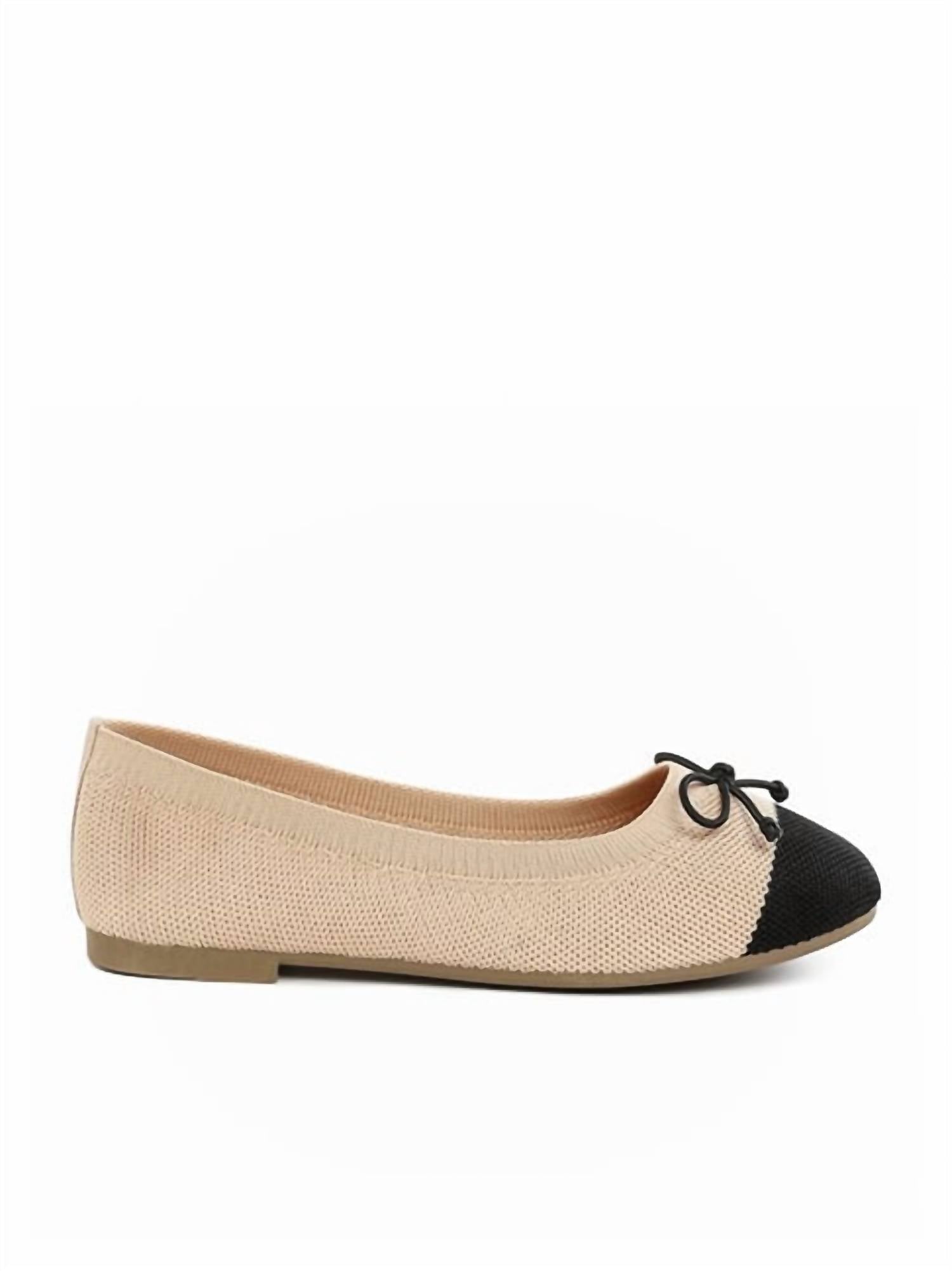 Rag Company - Women's Two-tone Ballet Flats