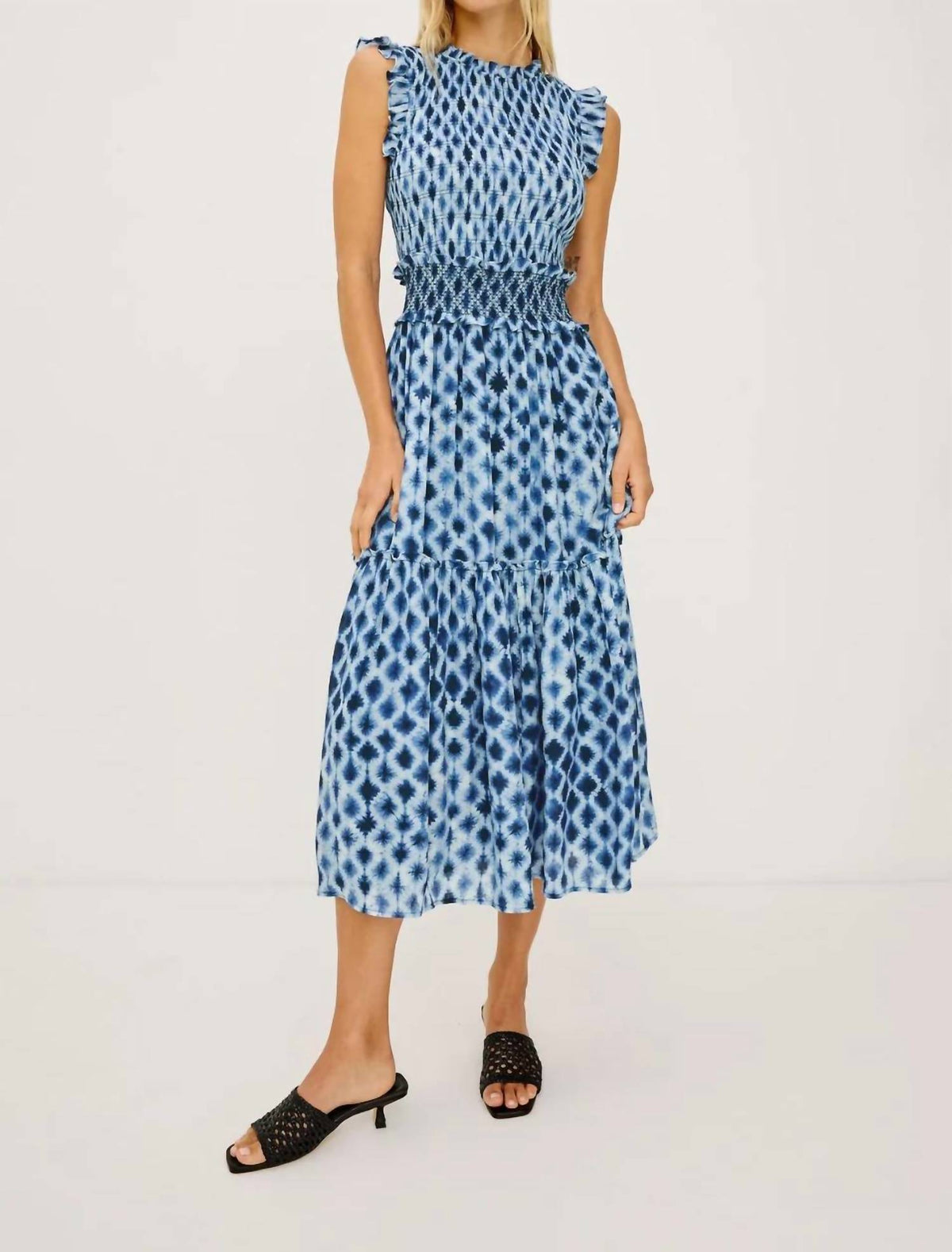 Rails - Vivier Textured Chiffon Midi Dress