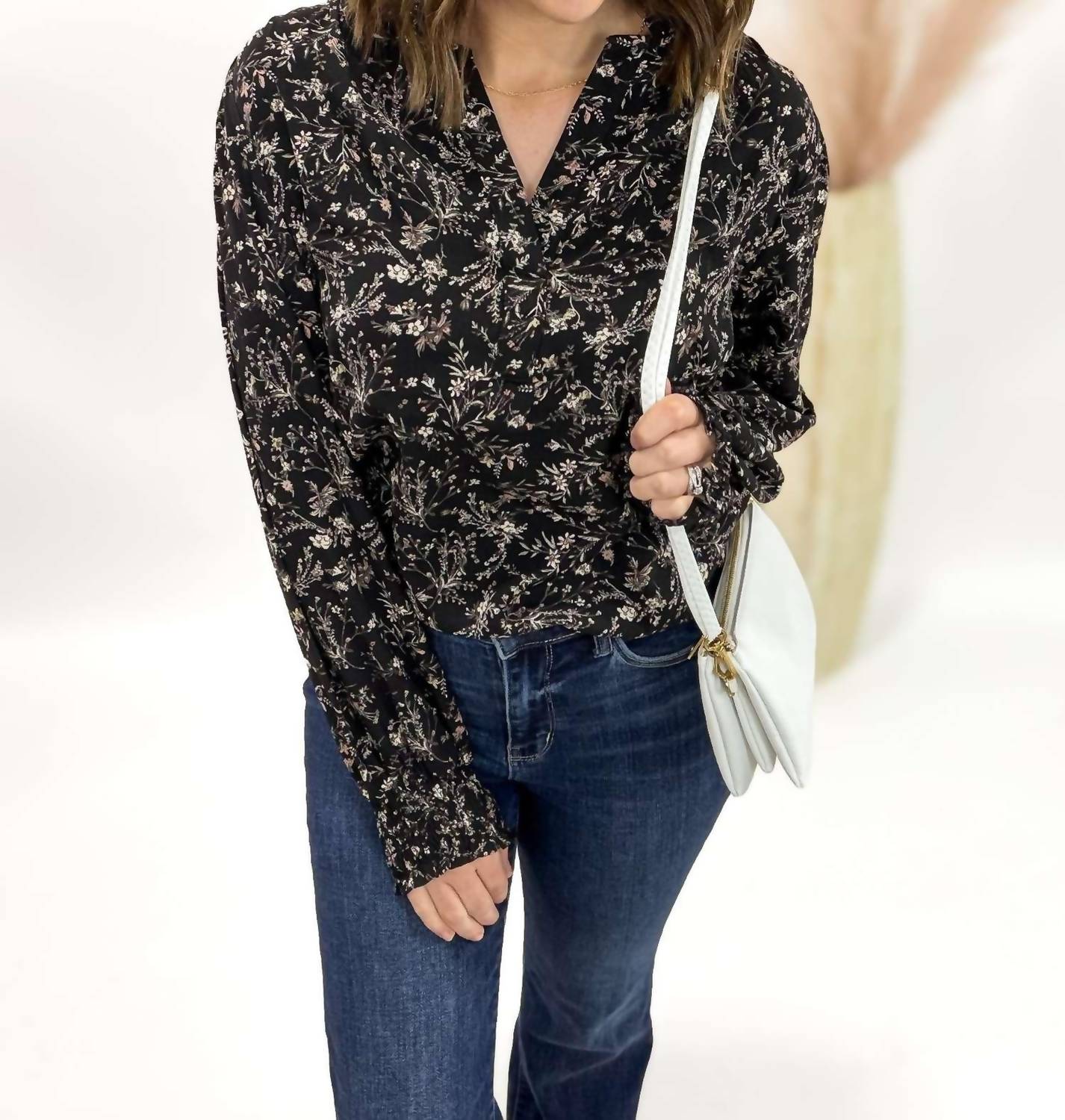 Staccato - Floral V-neck Blouse