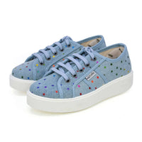 Victoria - Girls' Platform Canvas Sneakers