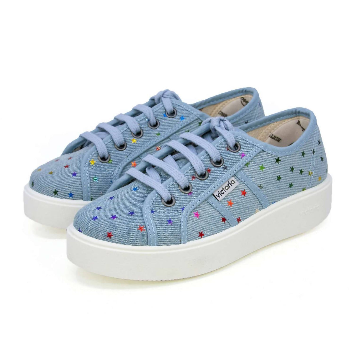 Victoria - Girls' Platform Canvas Sneakers