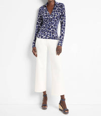 Nic + Zoe - Geo Pebble Knit Wrap Top