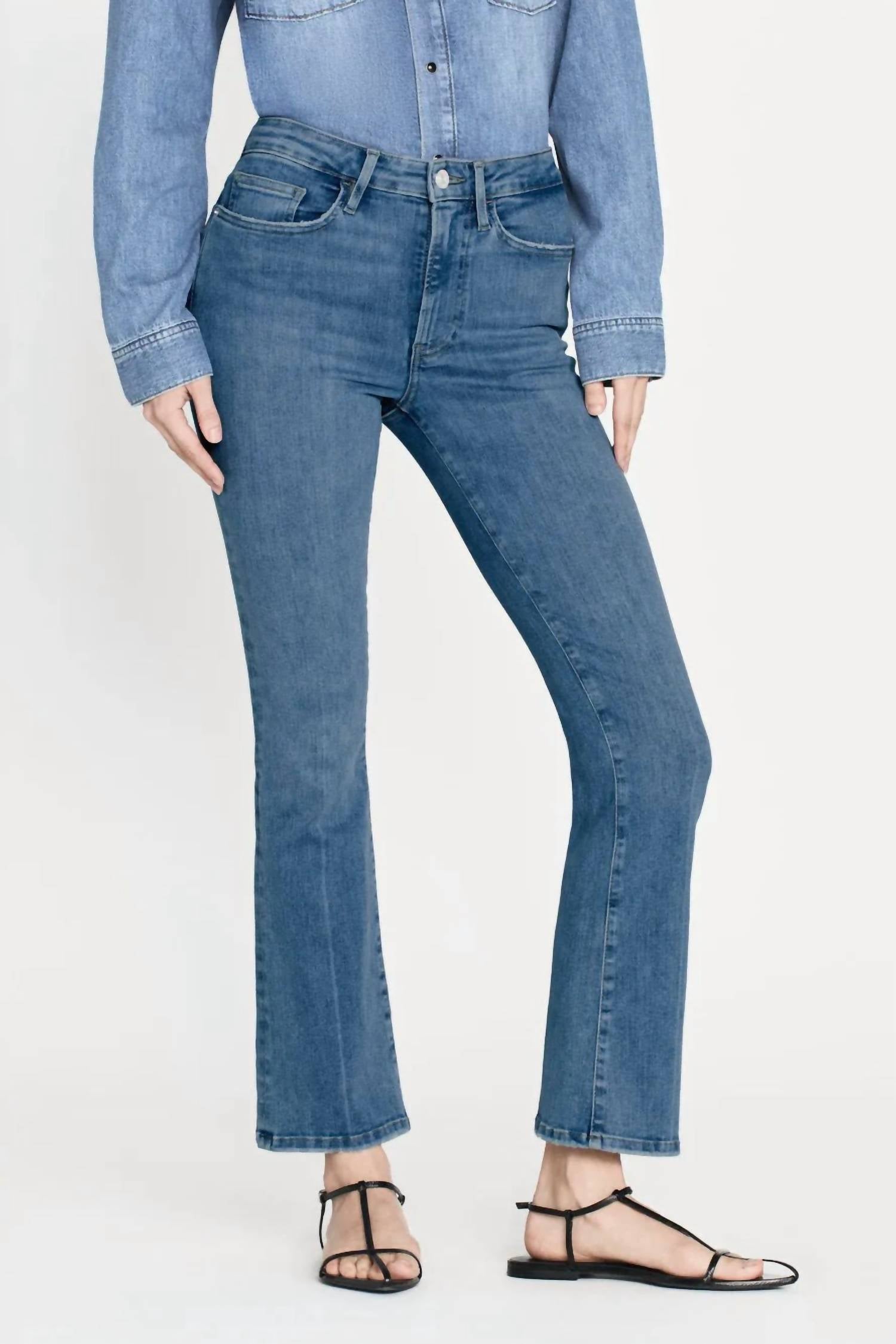 Frame - Women's Le Crop Mini Boot Jeans