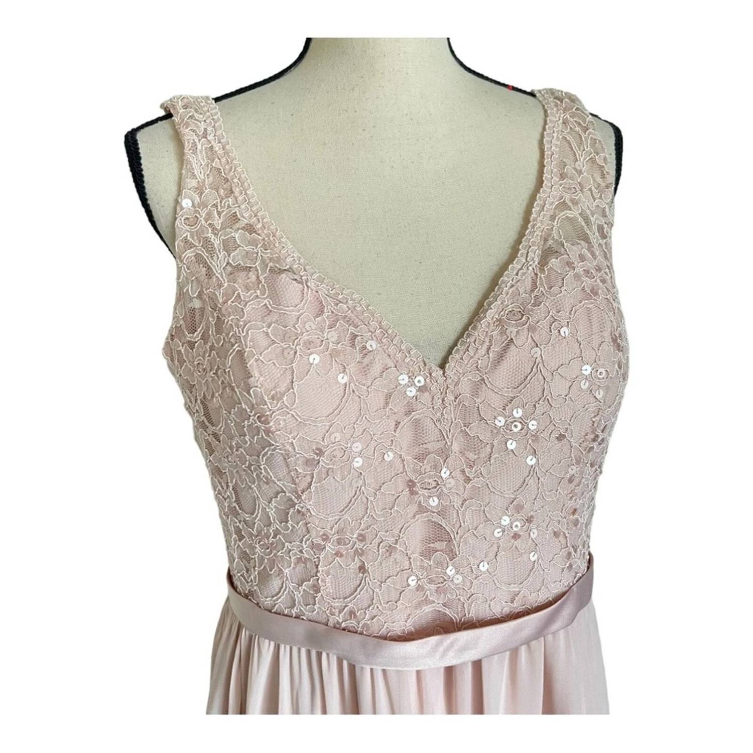 Morilee - Beaded Lace Bodice Bridesmaid Dress