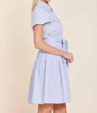 Dolce Cabo - Stripe Belted Mini Dress