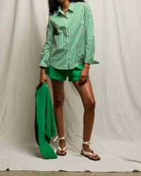 Perfectwhitetee - Gisele Button Up Shirt
