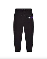 Trapstar Men’s Chenille Decoded Hooded Tracksuit in black purple - men's item - detail view