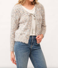 Another Love - Savoy Snowy Meadow Bow Cardigan