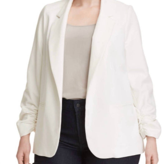 Skies Are Blue - Women's Open Front Blazer - Plus