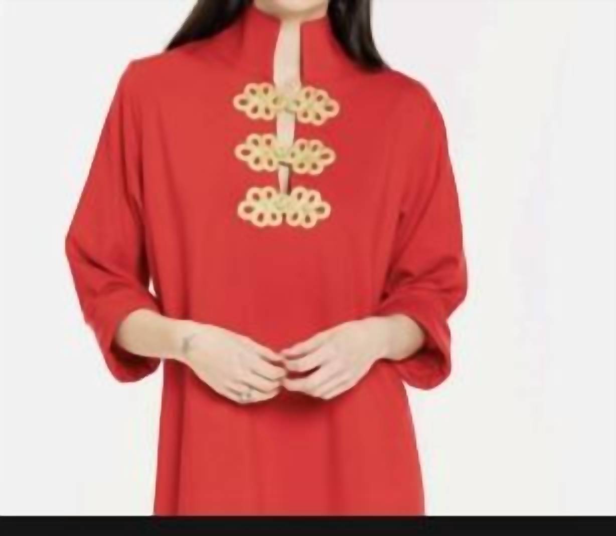 Holly Shae Design - Arden Ponte Tunic with Frog Closures