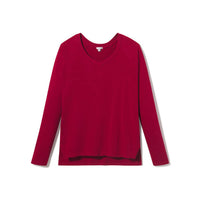 Pj Harlow - Frankie V Rib Long-sleeve Top