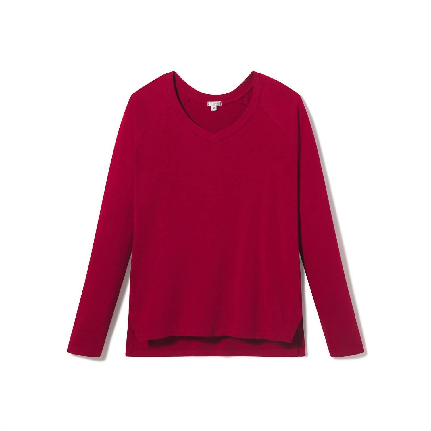 Pj Harlow - Frankie V Rib Long-sleeve Top