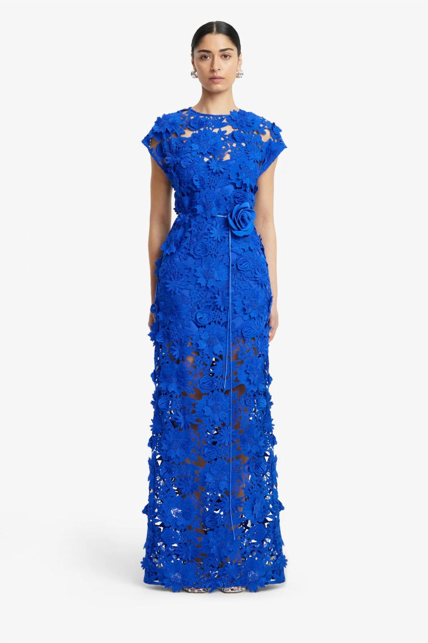 Leo Lin - Alena Lace Maxi Dress